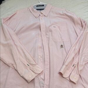 Tommy Hilfiger Light Pink Casual Button-Down Shirt
